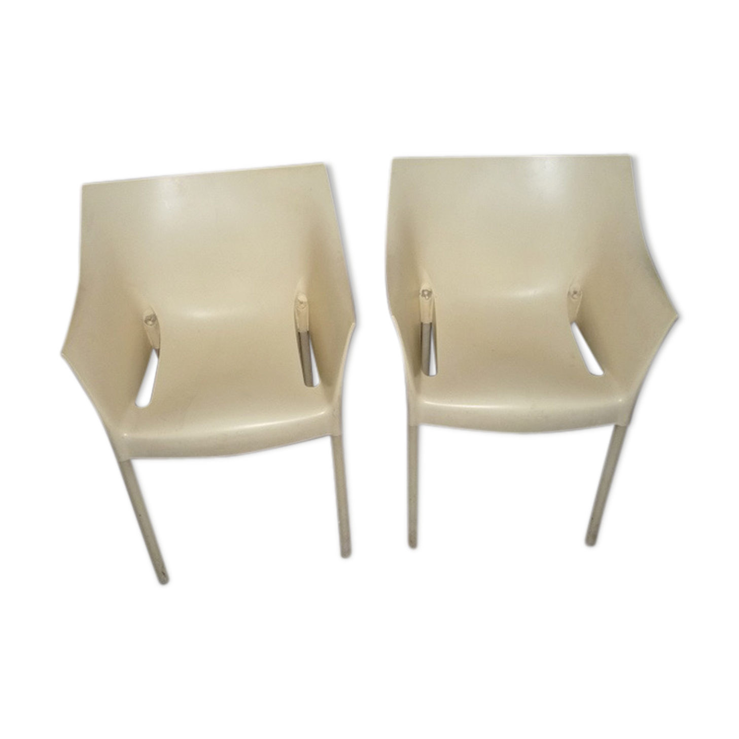 Pair of armchairs by Philippe Starck for Kartell