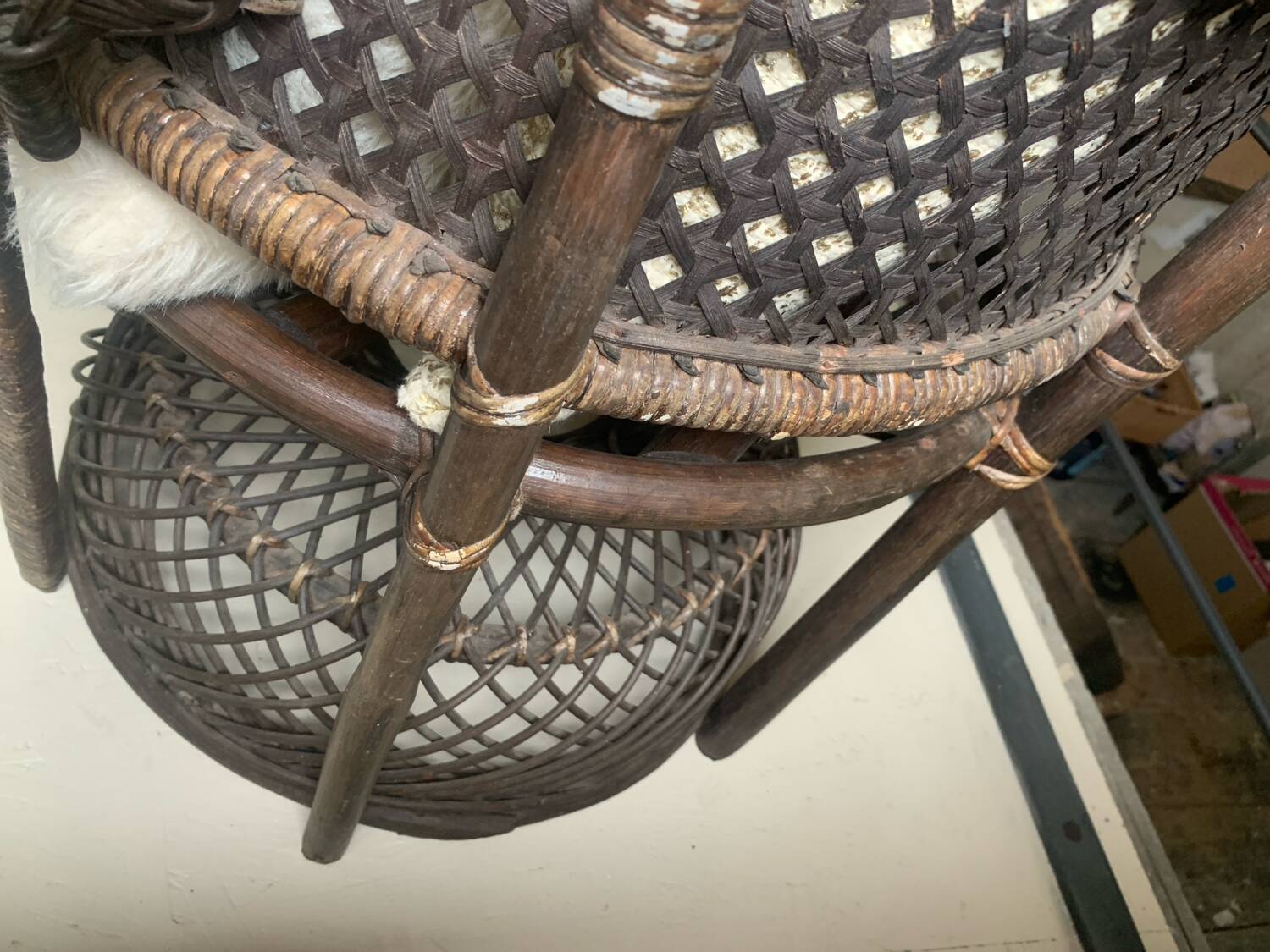 Emmanuelle rattan armchair