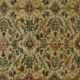 Vintage Turkish Floral Rug Orange and Green 263 x 158 cm