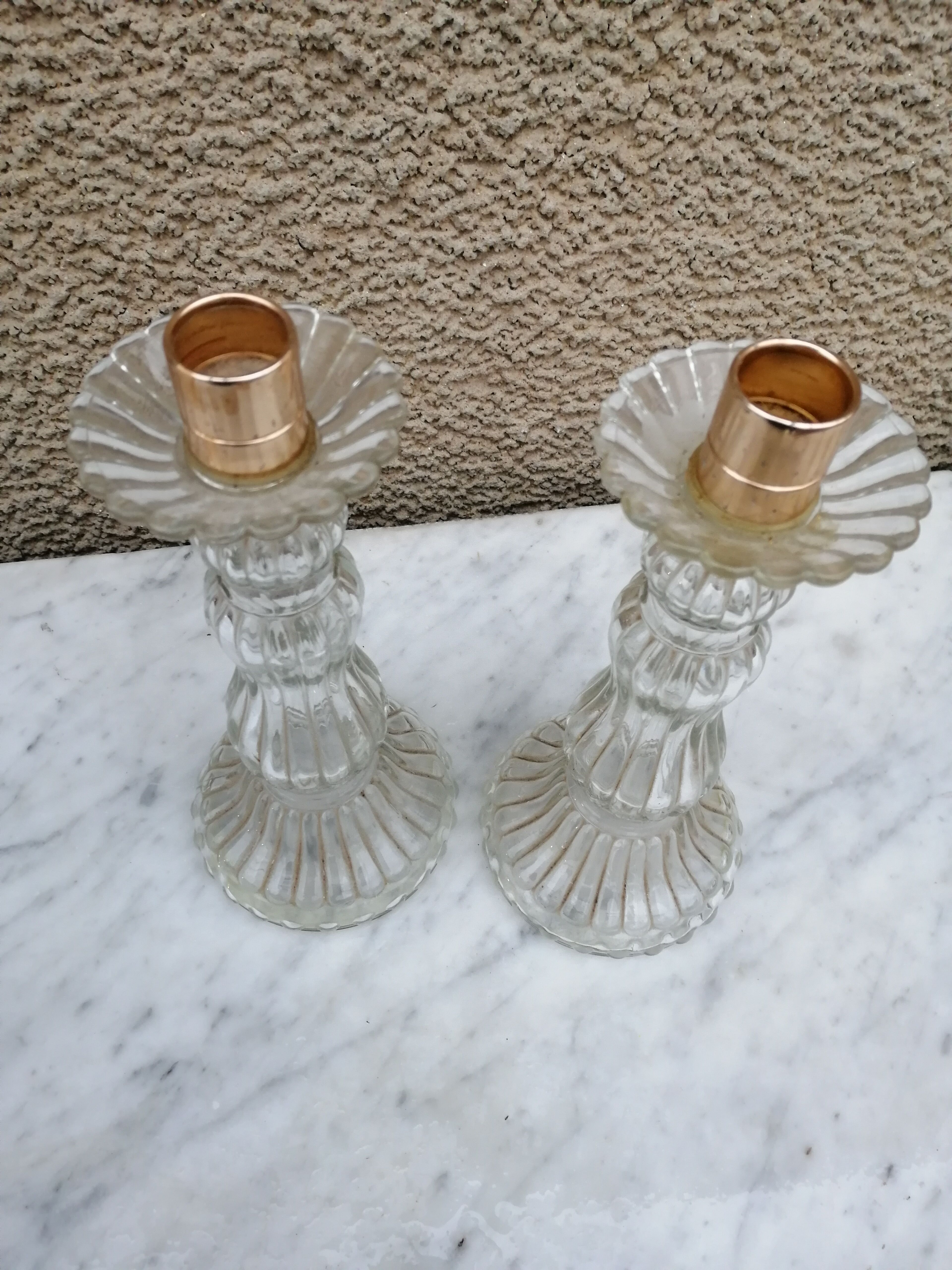 Antique candlesticks