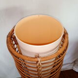 Vintage bamboo floor lamp