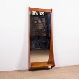 Large Danish Teak wall mirror by Pedersen and Hansen 1960.