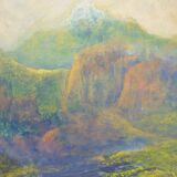 Oil landscape on canvas