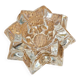 Bougeoir en cristal étoilé