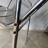 Set of 3 aluminum bistro chairs