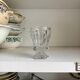 Hexagonal Baccarat crystal vase for violets