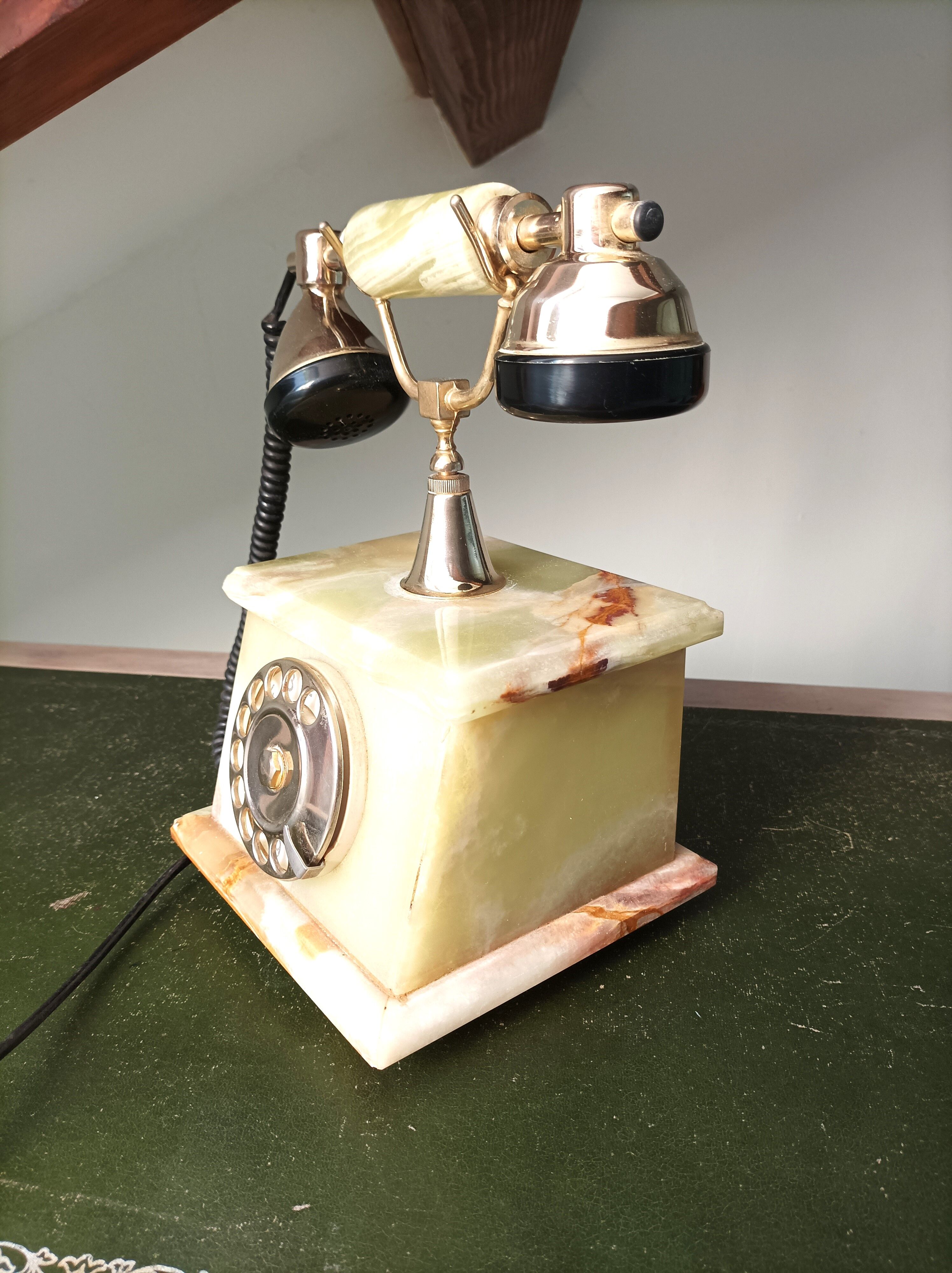 Vintage phone made Italy