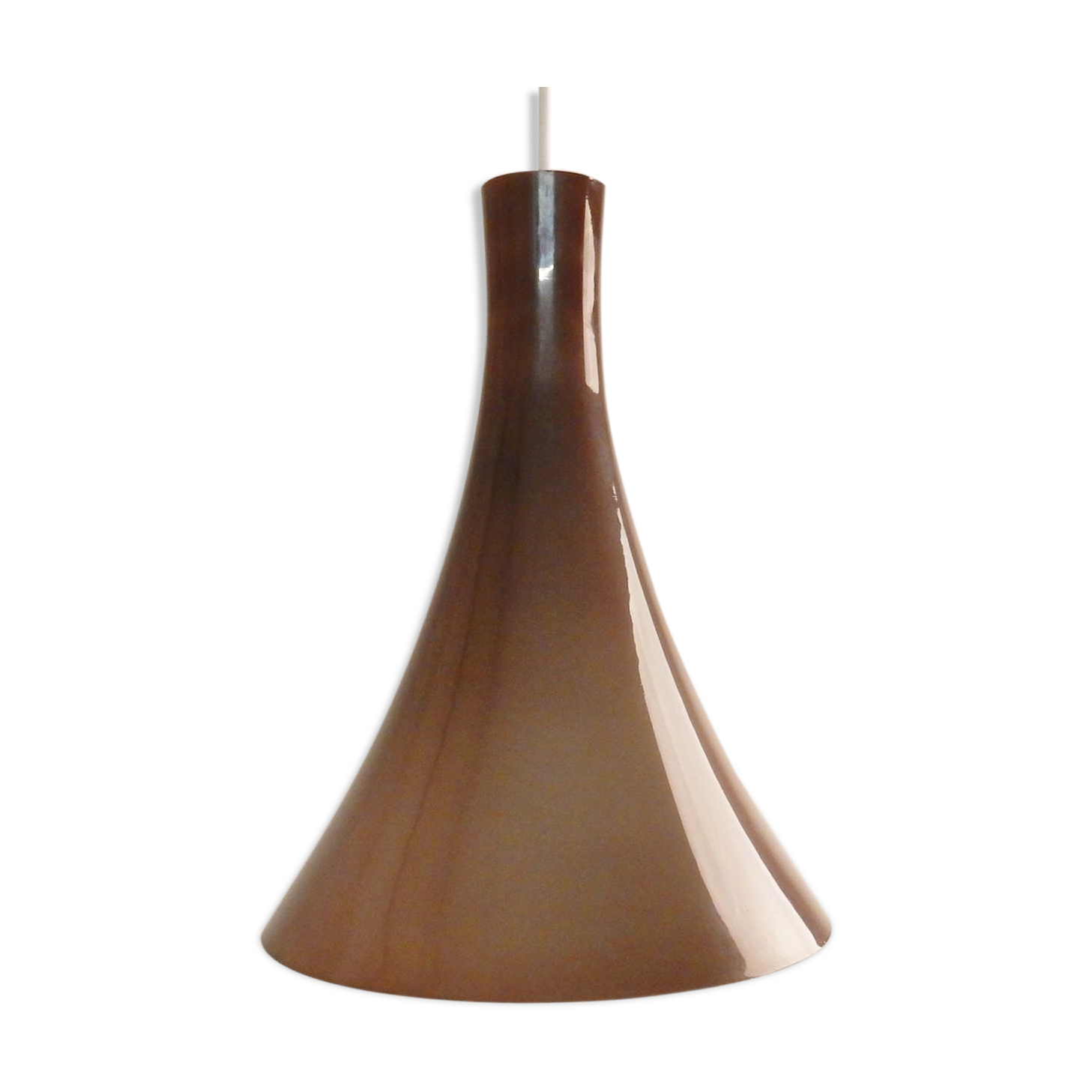Suspension vintage en verre