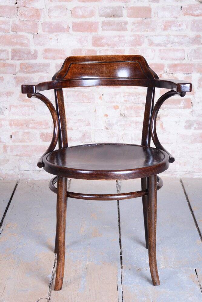 Chaise Art Déco en hêtre, années 1920