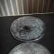 Dessous de verre en métal argenté
