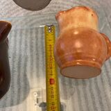 Trio of vintage jugs and milk jug