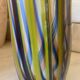 Vintage Murano Striped Vase