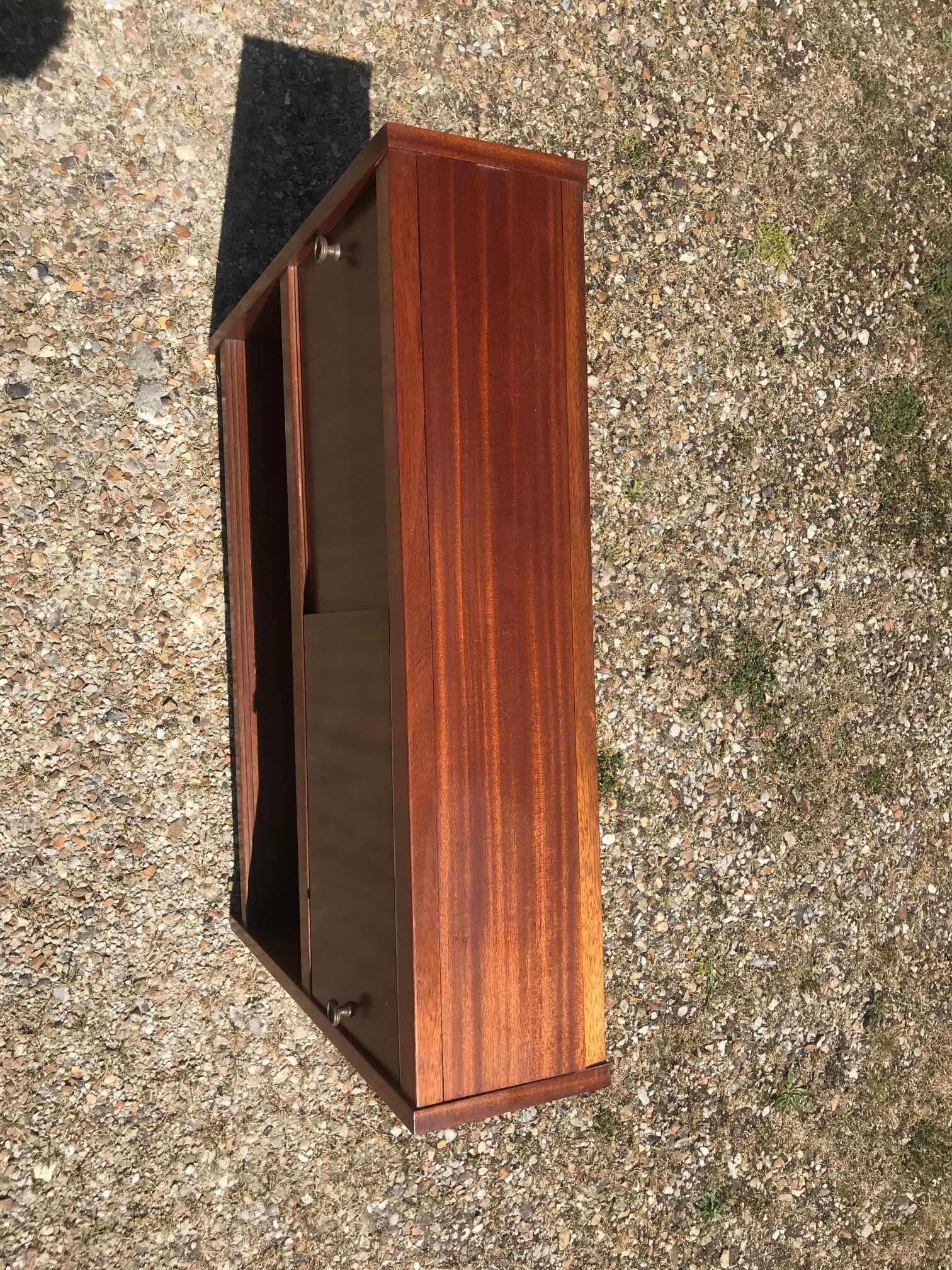 Mahogany storage cabinet