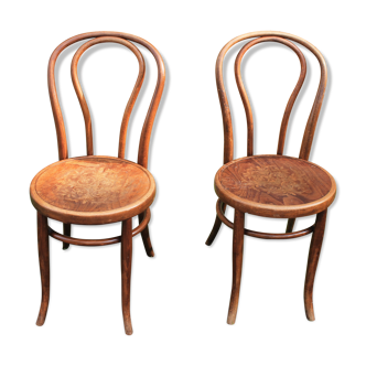 Pair of Fischel bistro chairs