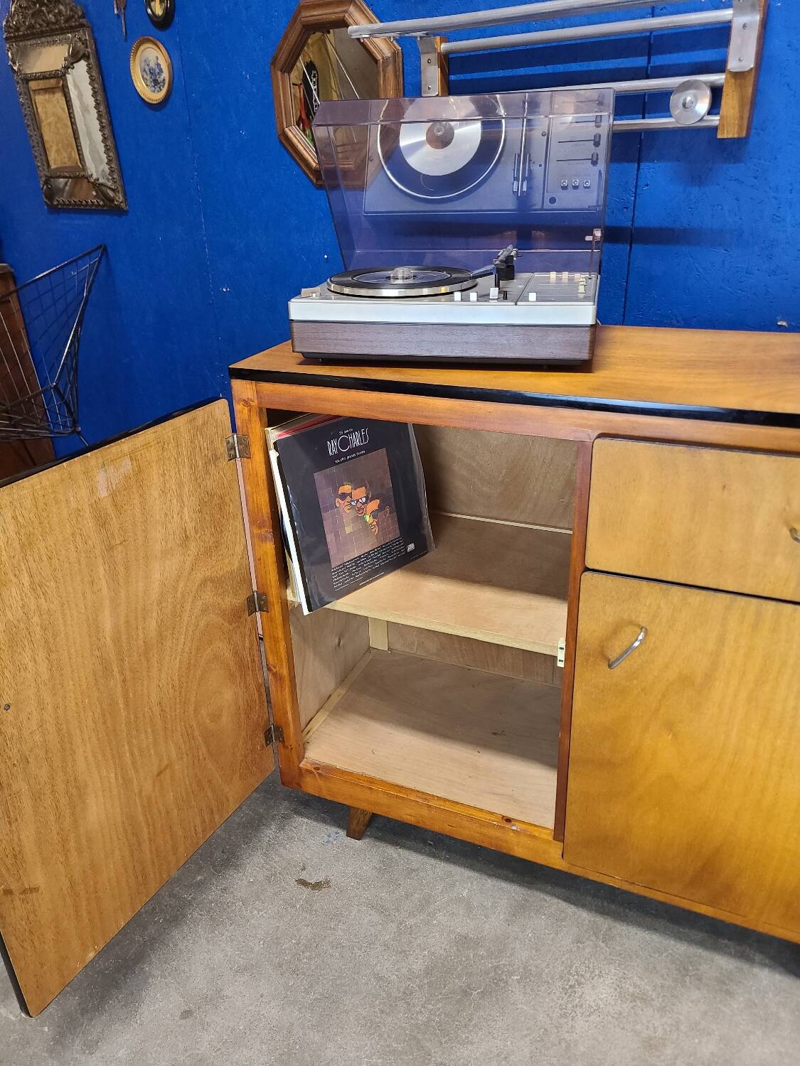 Light wood sideboard, mid-20th century