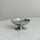 Lot de 6 coupelles sur pied en inox brillant