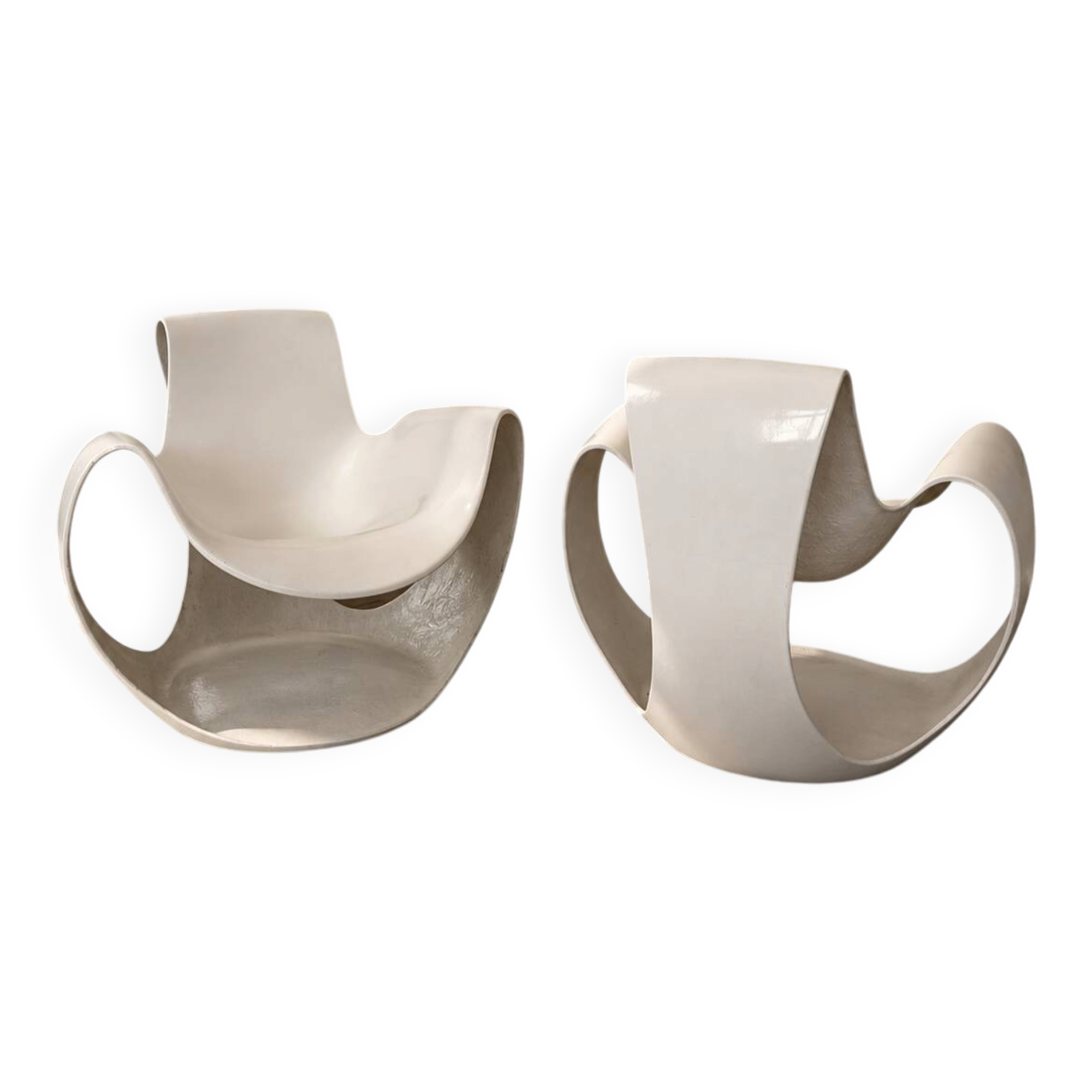 Pair of albatros armchairs - danielle quarante