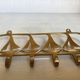 Nautical yacht coat rack in brass