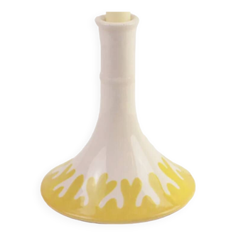 Large Candle Holder - yellow