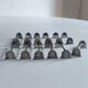 Set of 12 solid silver knife holders