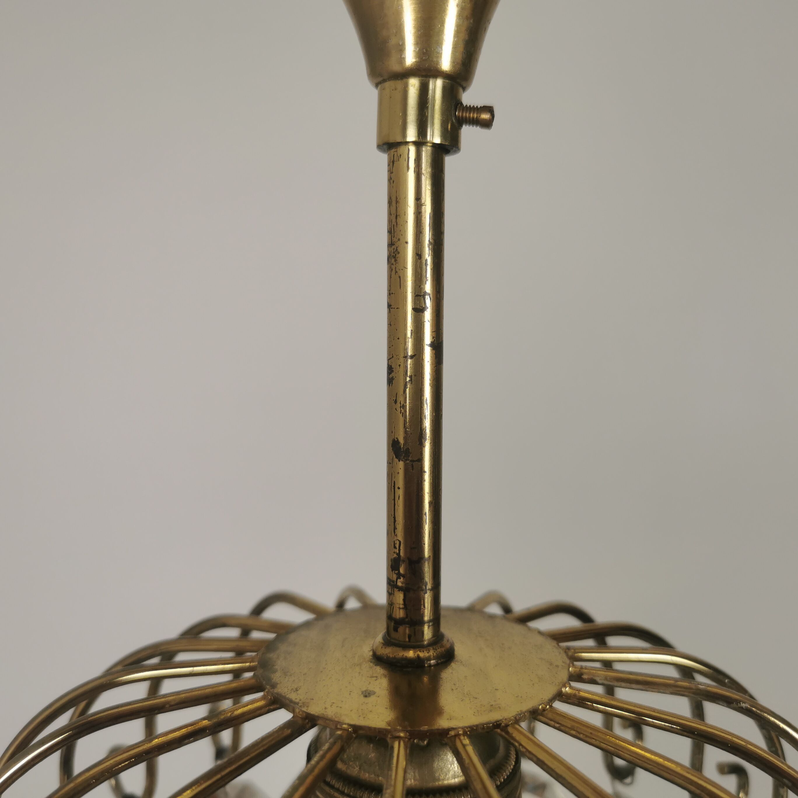 Chandelier with tassels