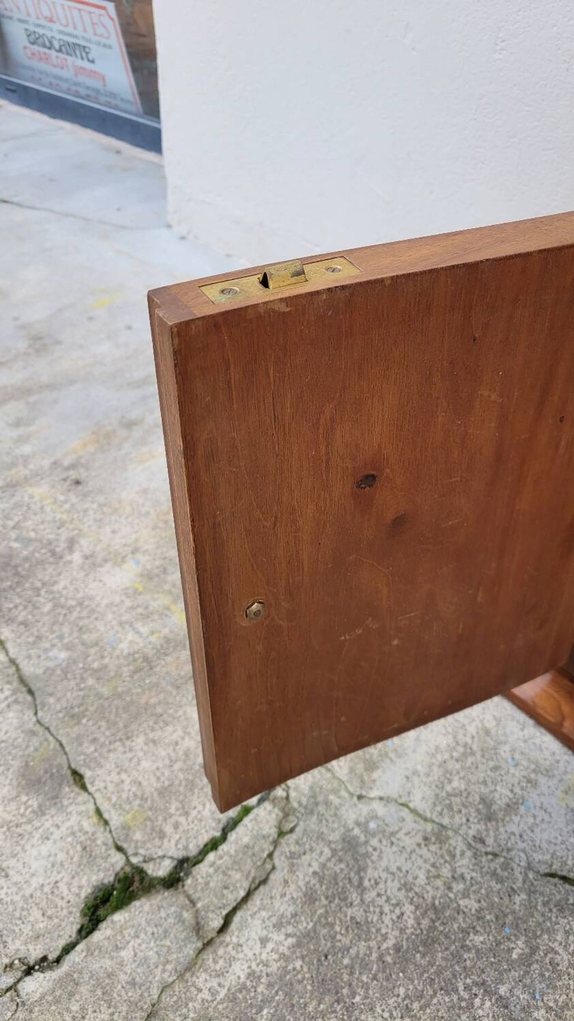 Meuble commode d'époque Art Déco en loupe de noyer -1930s