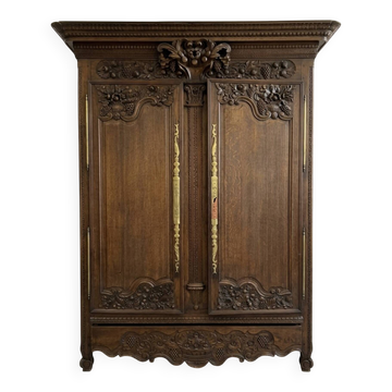 Norman wedding wardrobe oak