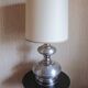 Lampe de salon, Haute, aluminium et inox