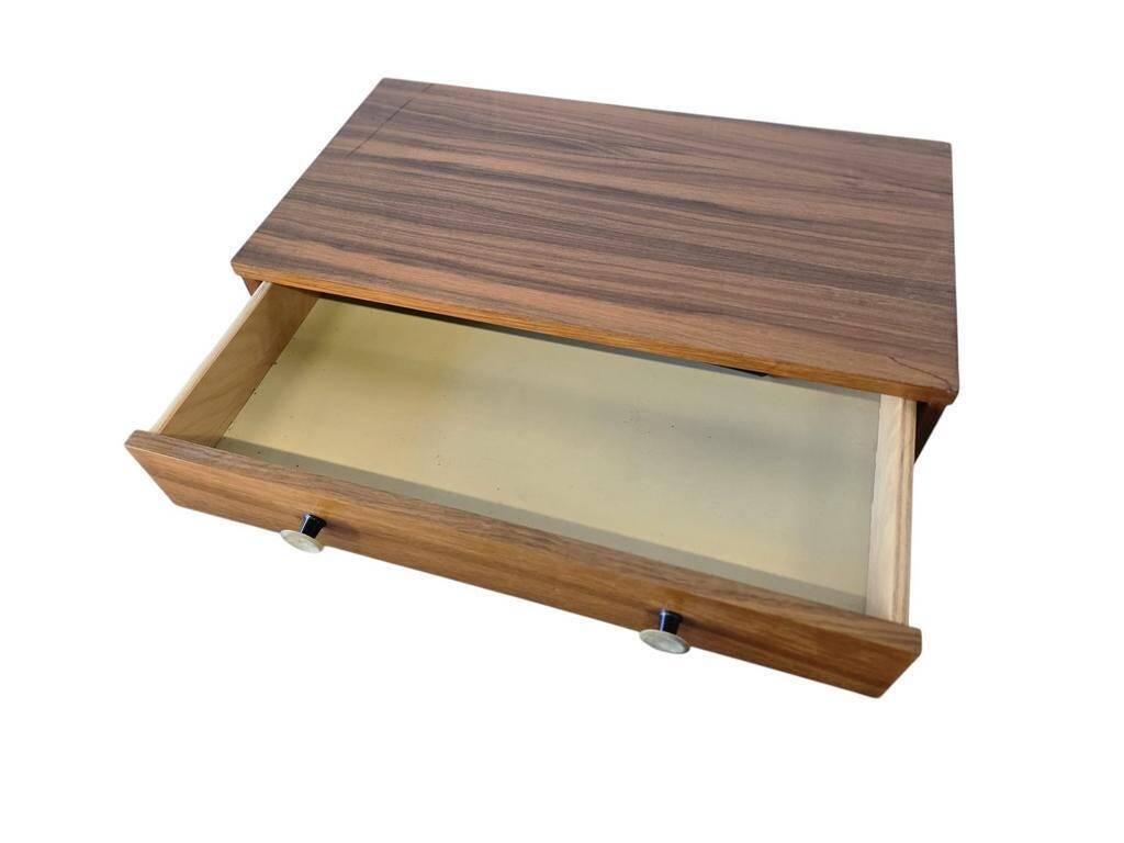 Vintage wooden drop-leaf cabinet / shoe cabinet