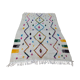 Handmade wool Berber rug 230 x 150 cm