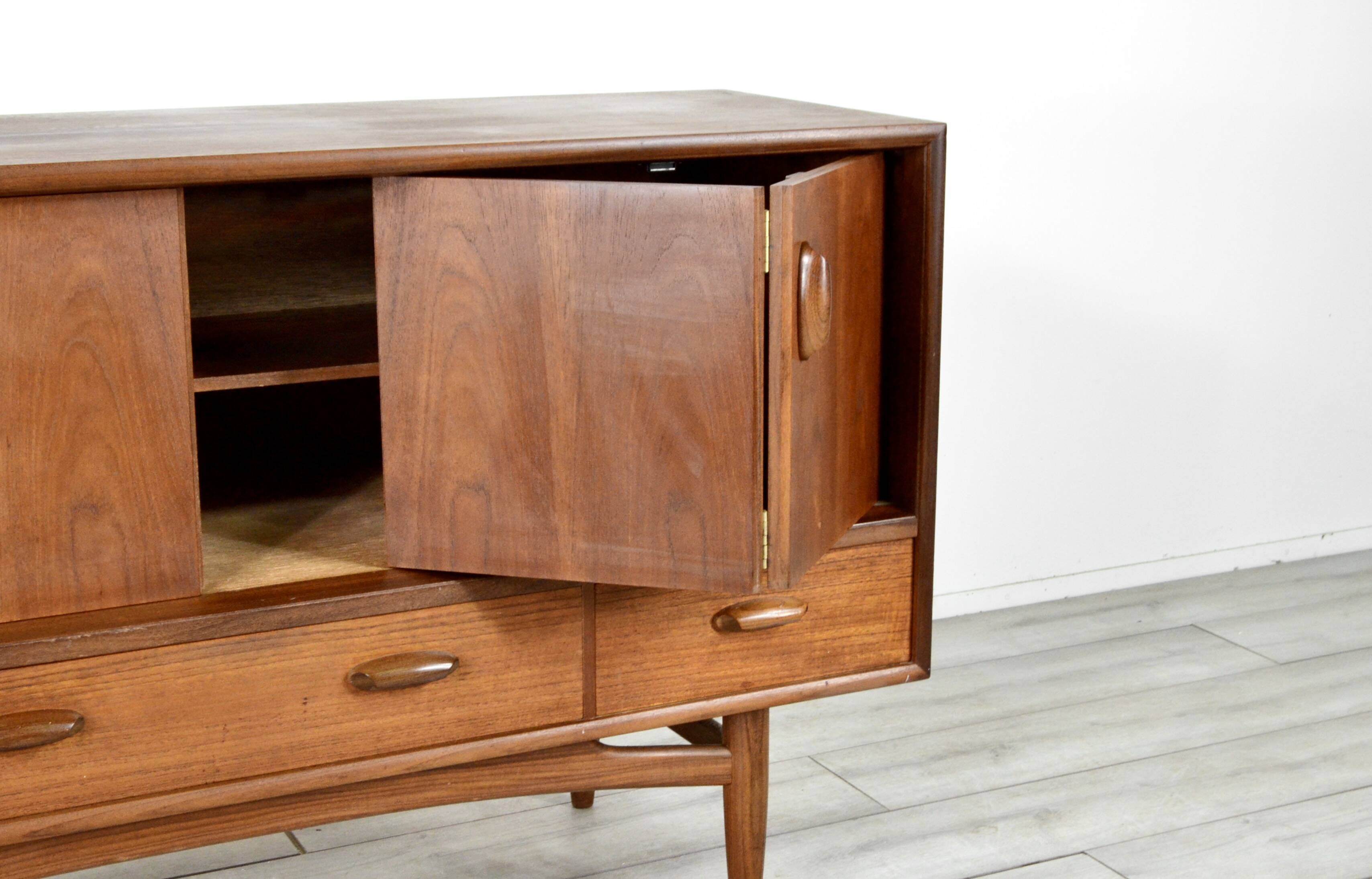 Midcentury G Plan Sideboard In Afromosia And Teak. Vintage Modern / Danish