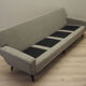 Grey sofa, Danish design, 1970s, production: Denmark
