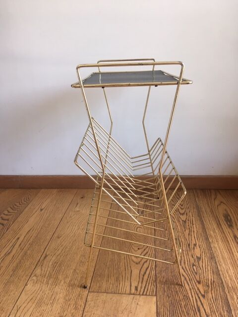 Side table door gold and black vinyls