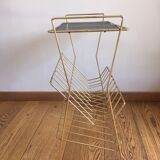 Side table door gold and black vinyls