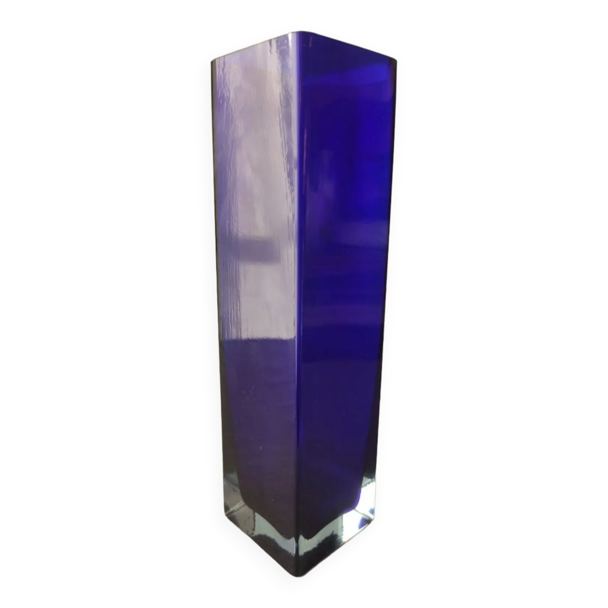 Cobalt blue glass vase