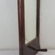 Miroir brutaliste en bois 1950
