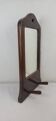 Brutalist wooden mirror 1950