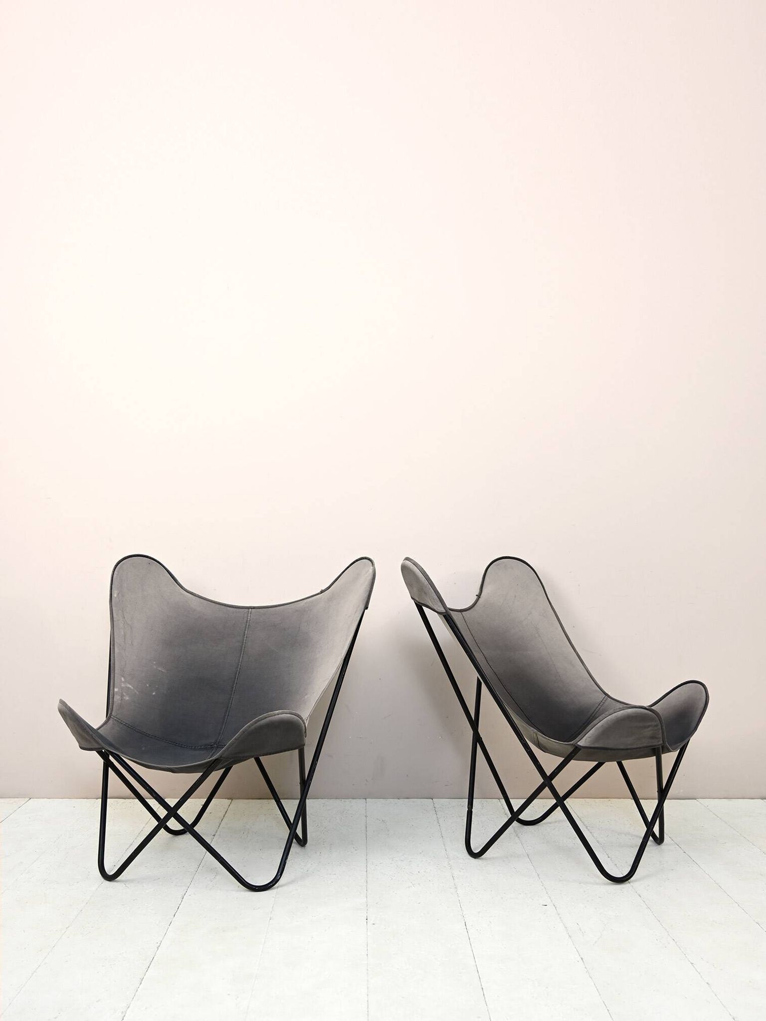 Paire de chaises Safari Vintage