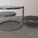 Space Age 3-tier coffee table by Leitmotiv-Swivel, Netherlands circa 1970