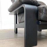 Postmodern German brutalist lounge chair by Rolf Benz for Musterring, 1990s.