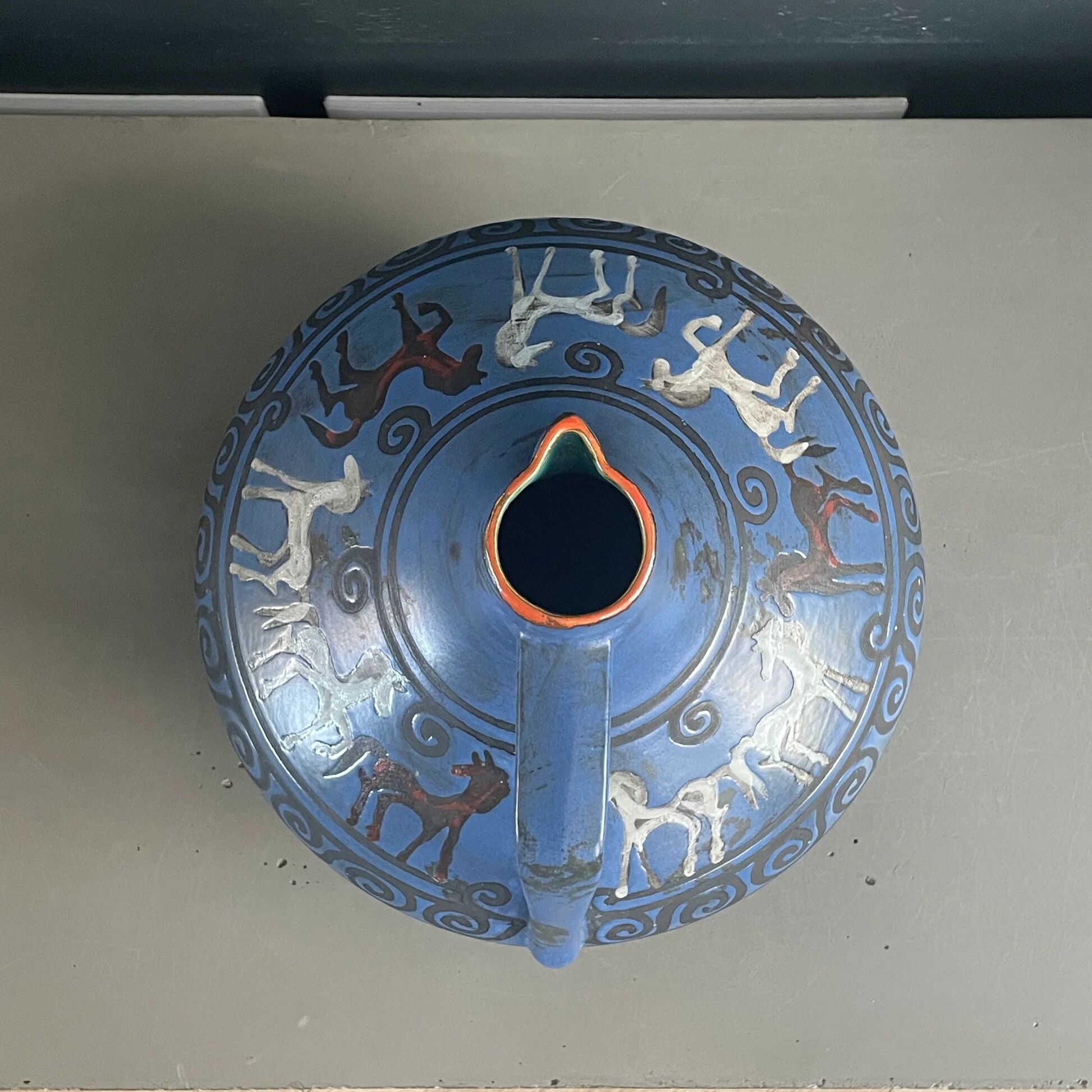 Vase Ceramano motif Pergamon - West Germany