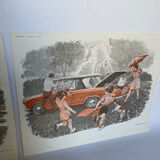 Set of posters 'Pèche-Picnic'