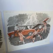 Set of posters 'Pèche-Picnic'