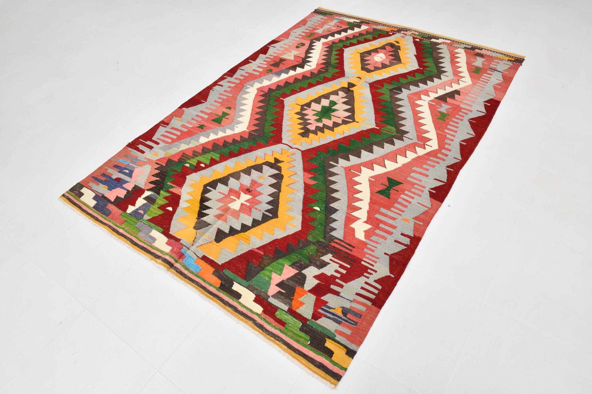 5x7 Tribal Handwoven Kilim Rug, 155x232Cm