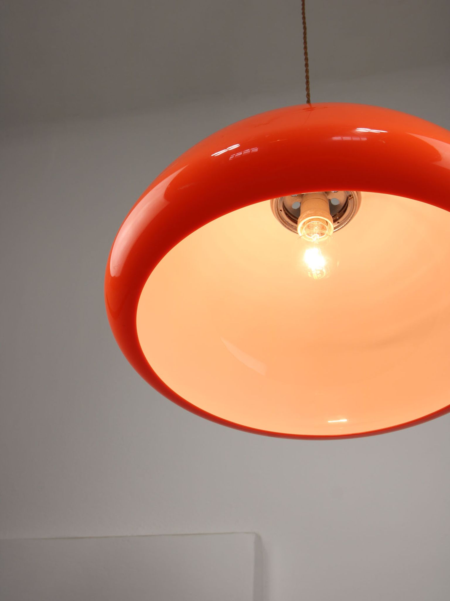 Lampe Cabras par Luigi Massoni pour Guzzini, années 1960