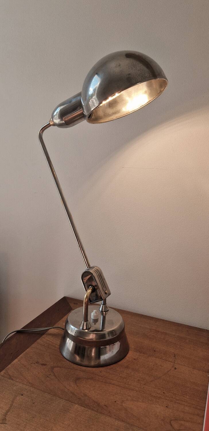 JUMO 600 Lamp - Vintage Chrome - 1940s