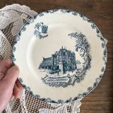 Ironstone plate Château de Chenonceau