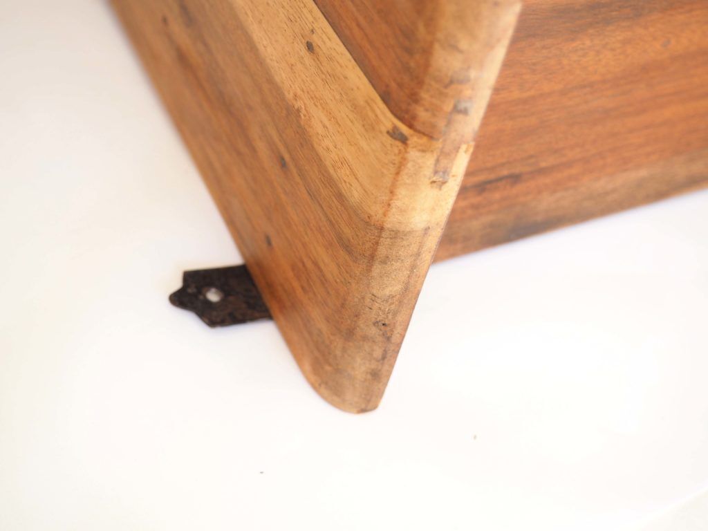 Wooden kitchen shelf