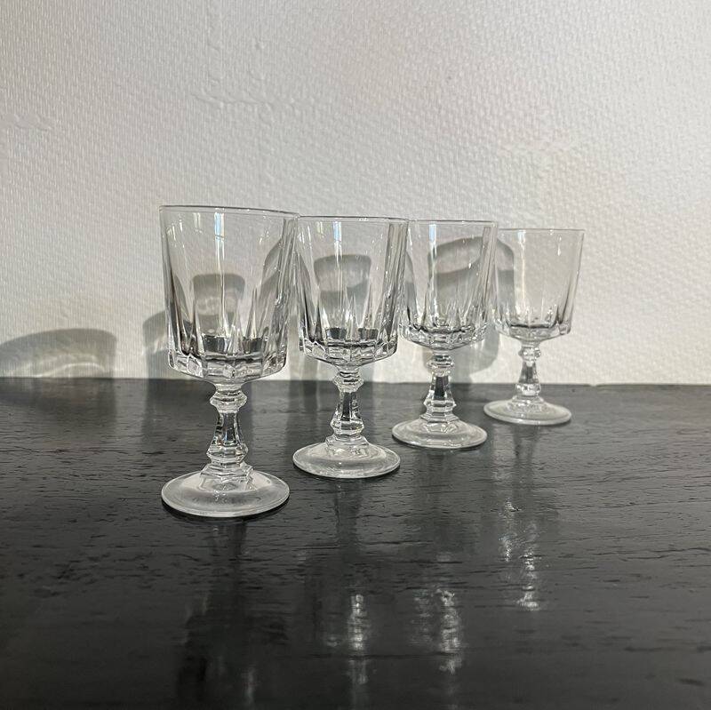 Crystal liqueur glasses