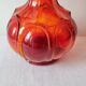 Italian red glass carafe
